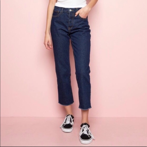 Brandy Melville Denim - Brandy Melville John Galt Millie dark wash M